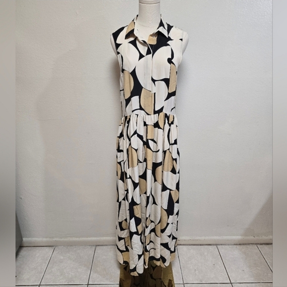 Psophia Silk Sleeveless Maxi Dress Size Small - Picture 1 of 7